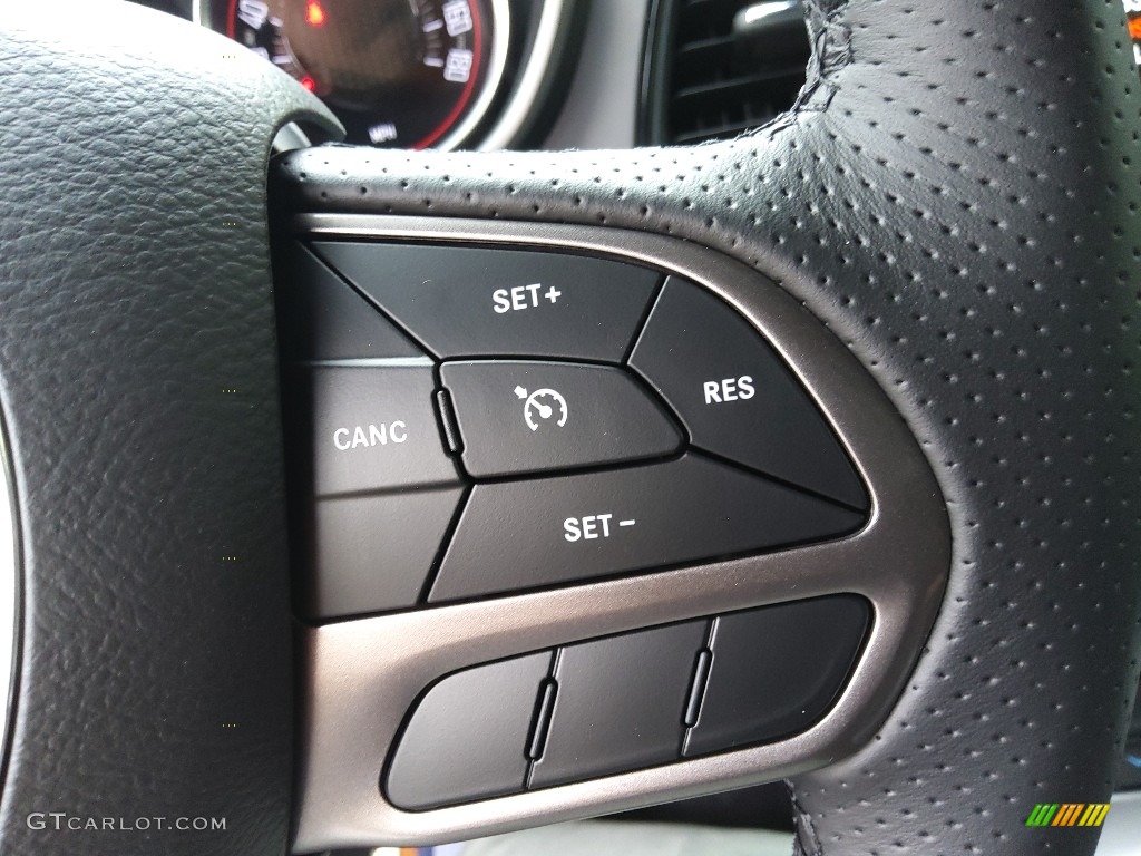 2022 Dodge Challenger R/T Scat Pack Black Steering Wheel Photo #144082370