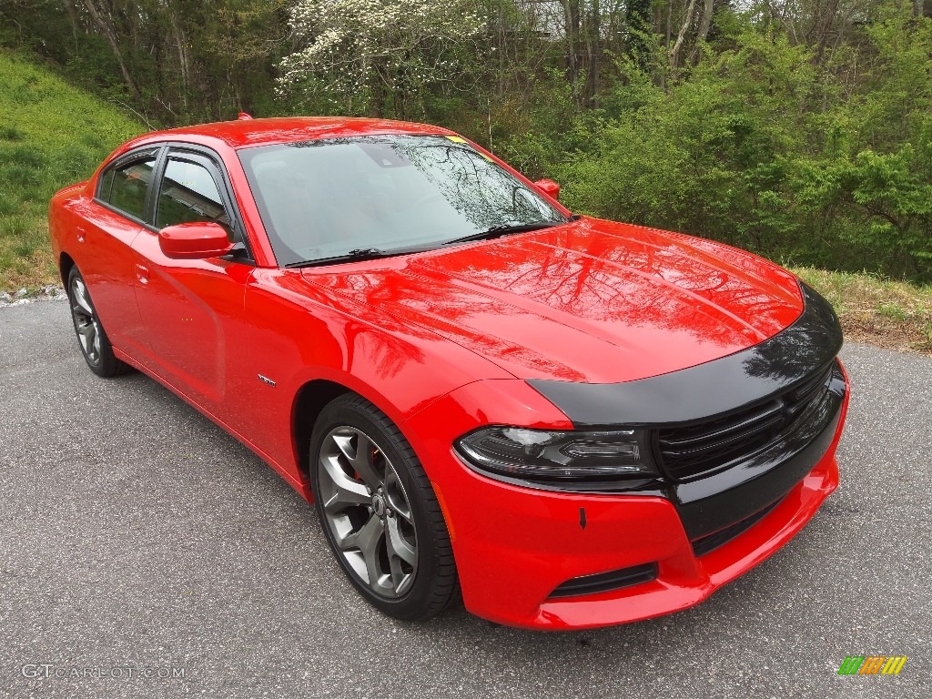2017 Charger R/T - TorRed / Black/Ruby Red photo #5
