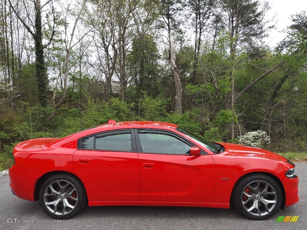 2017 Charger R/T - TorRed / Black/Ruby Red photo #7