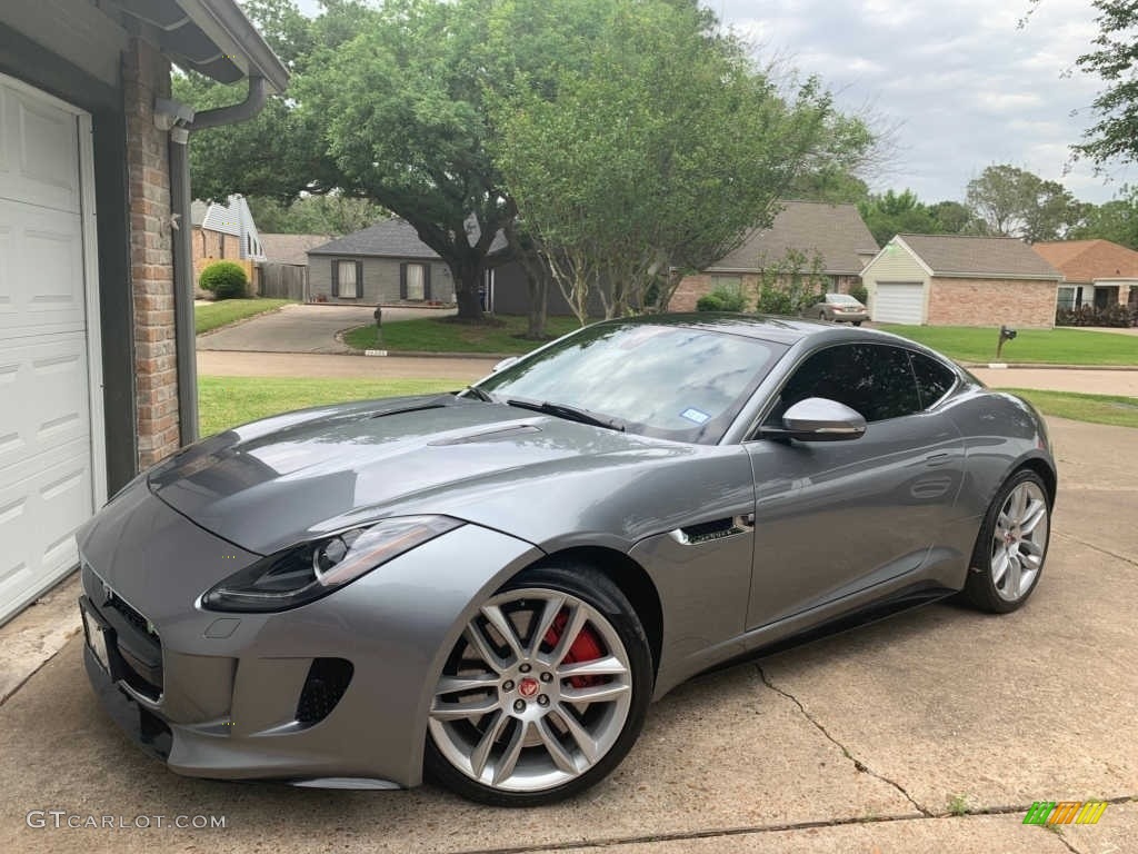 Lunar Grey Metallic 2015 Jaguar F-TYPE R Coupe Exterior Photo #144083597