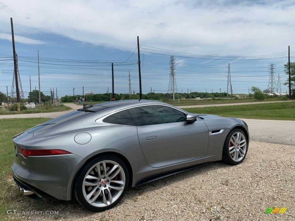 Lunar Grey Metallic 2015 Jaguar F-TYPE R Coupe Exterior Photo #144083651