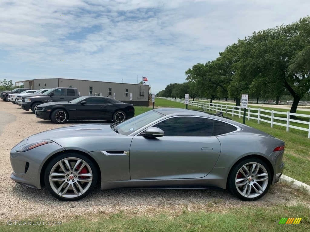Lunar Grey Metallic 2015 Jaguar F-TYPE R Coupe Exterior Photo #144083714