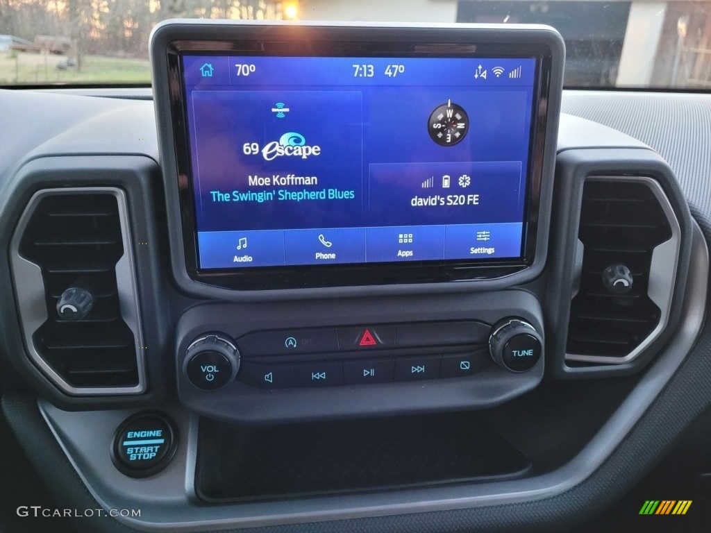 2022 Ford Bronco Sport Big Bend 4x4 Controls Photo #144083759