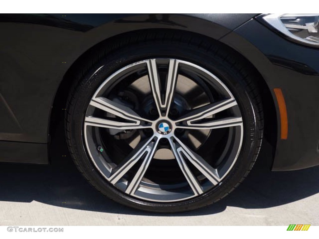 2019 3 Series 330i Sedan - Black Sapphire Metallic / Black photo #38