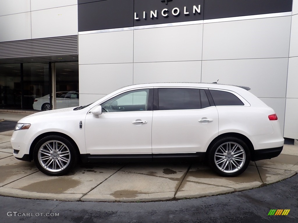 White Platinum Metallic Tri-Coat 2016 Lincoln MKT Elite AWD Exterior Photo #144086825