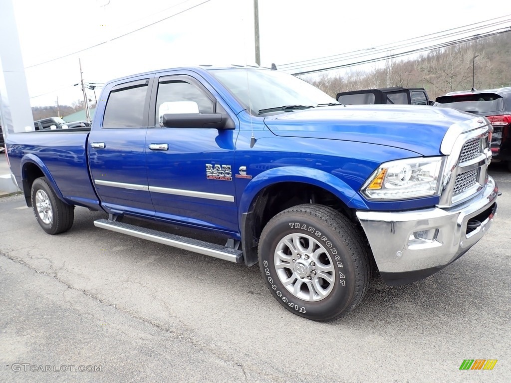Blue Streak Pearl 2016 Ram 2500 Laramie Crew Cab 4x4 Exterior Photo #144086867