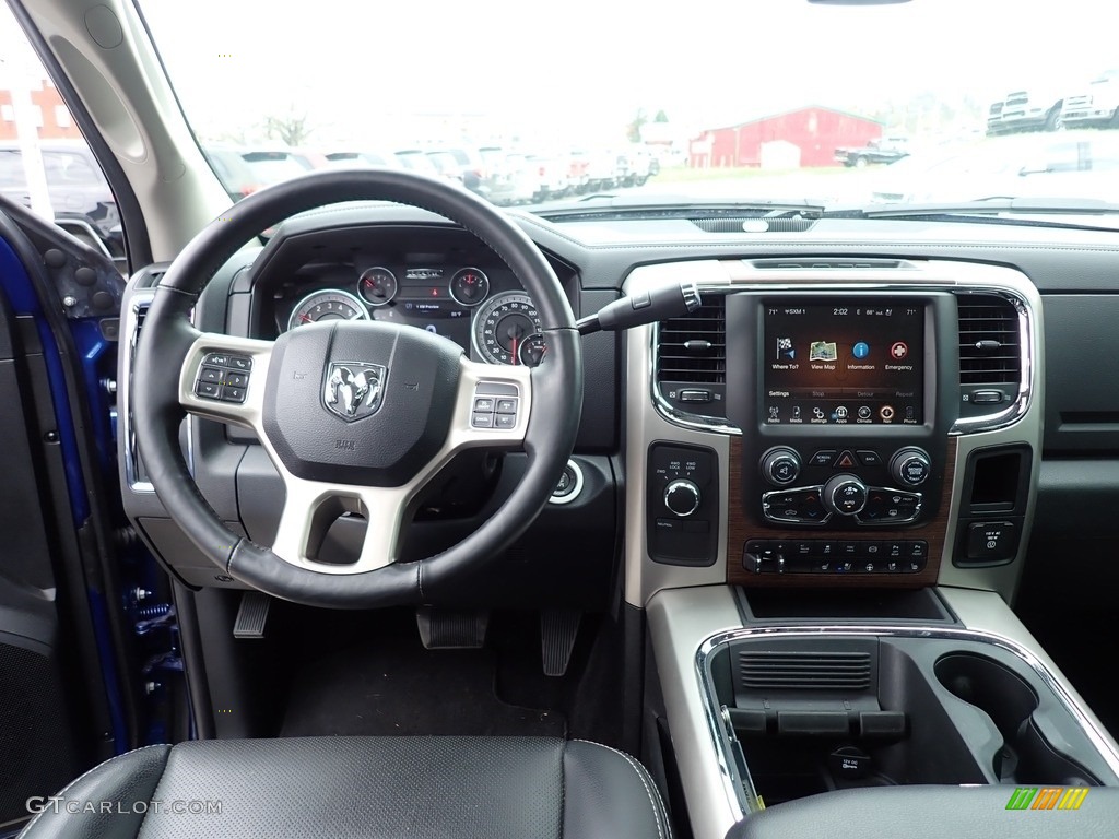 2016 Ram 2500 Laramie Crew Cab 4x4 Black Dashboard Photo #144086988