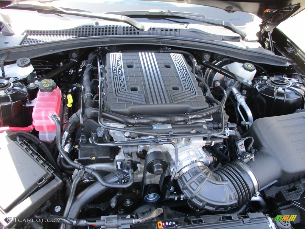 2022 Chevrolet Camaro ZL1 Coupe 6.2 Liter Supercharged DI OHV 16-Valve VVT LT1 V8 Engine Photo #144087029