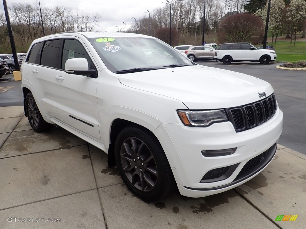 2021 Grand Cherokee High Altitude 4x4 - Bright White / Black photo #8