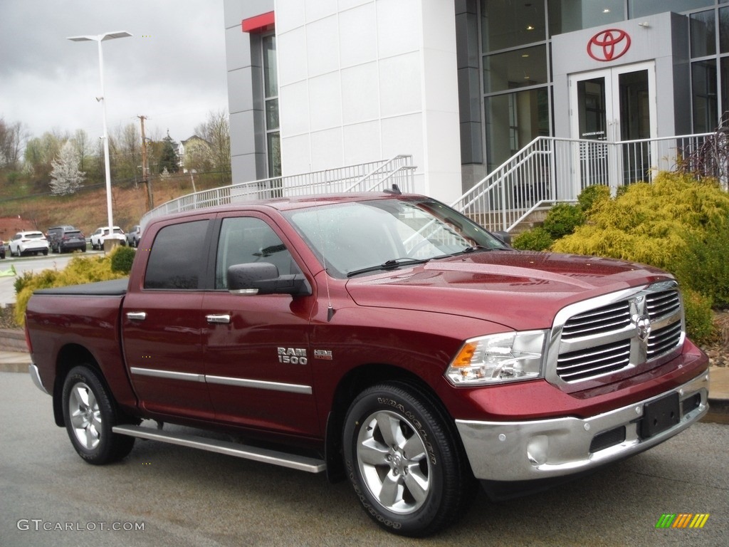 2018 1500 Big Horn Crew Cab 4x4 - Delmonico Red Pearl / Black/Diesel Gray photo #1