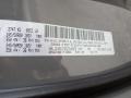 PDM: Ceramic Grey 2020 Chrysler Pacifica Touring Color Code