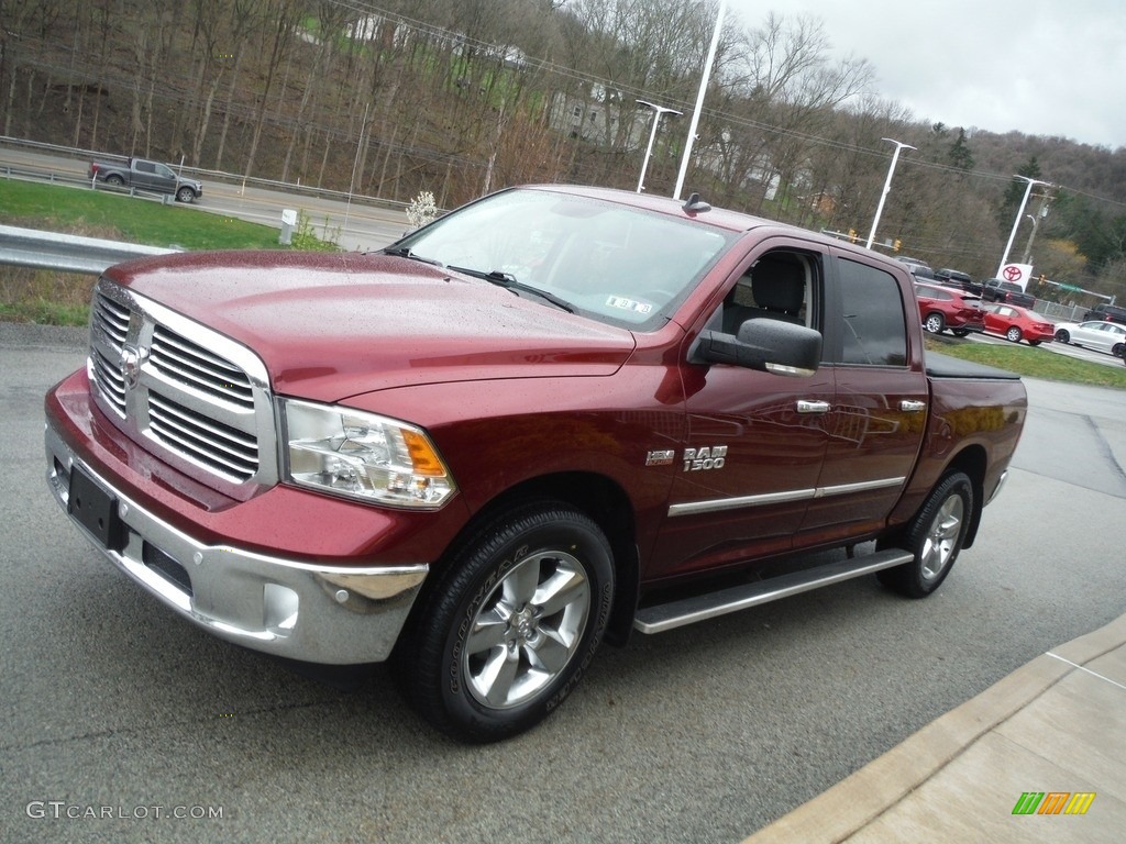 2018 1500 Big Horn Crew Cab 4x4 - Delmonico Red Pearl / Black/Diesel Gray photo #16