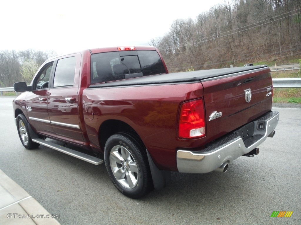 2018 1500 Big Horn Crew Cab 4x4 - Delmonico Red Pearl / Black/Diesel Gray photo #18