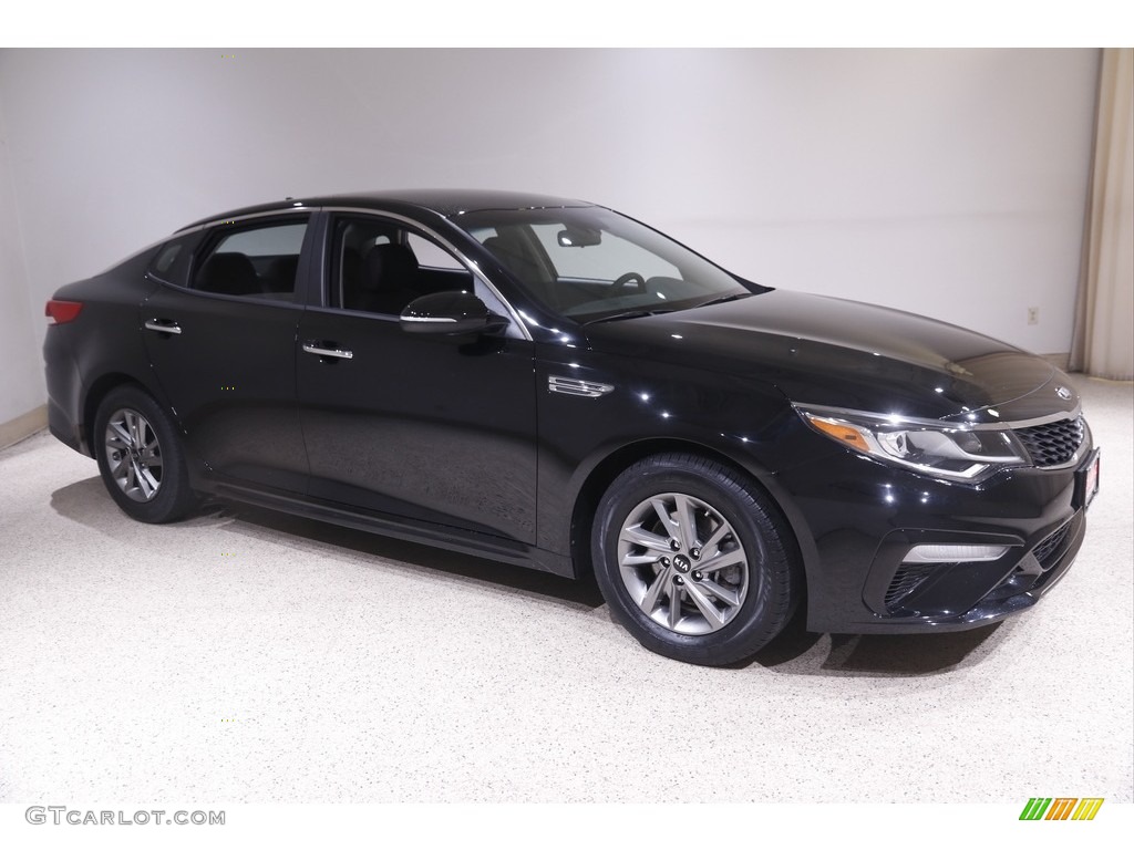 2019 Optima LX - Ebony Black / Black photo #1