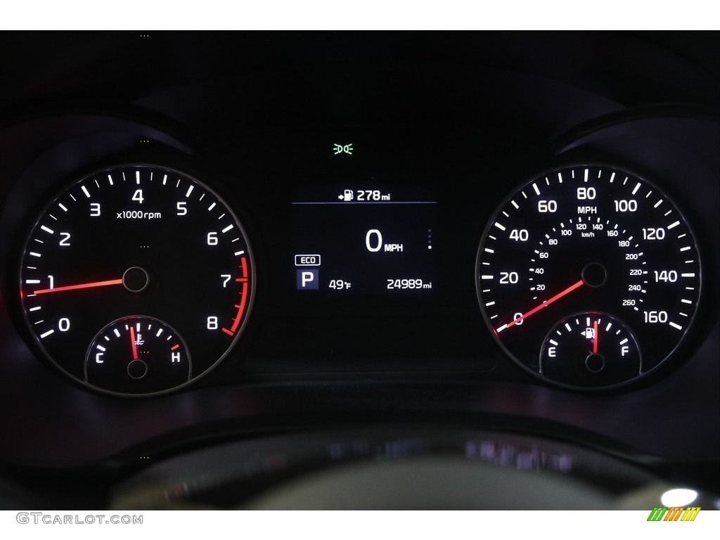 2019 Optima LX - Ebony Black / Black photo #8