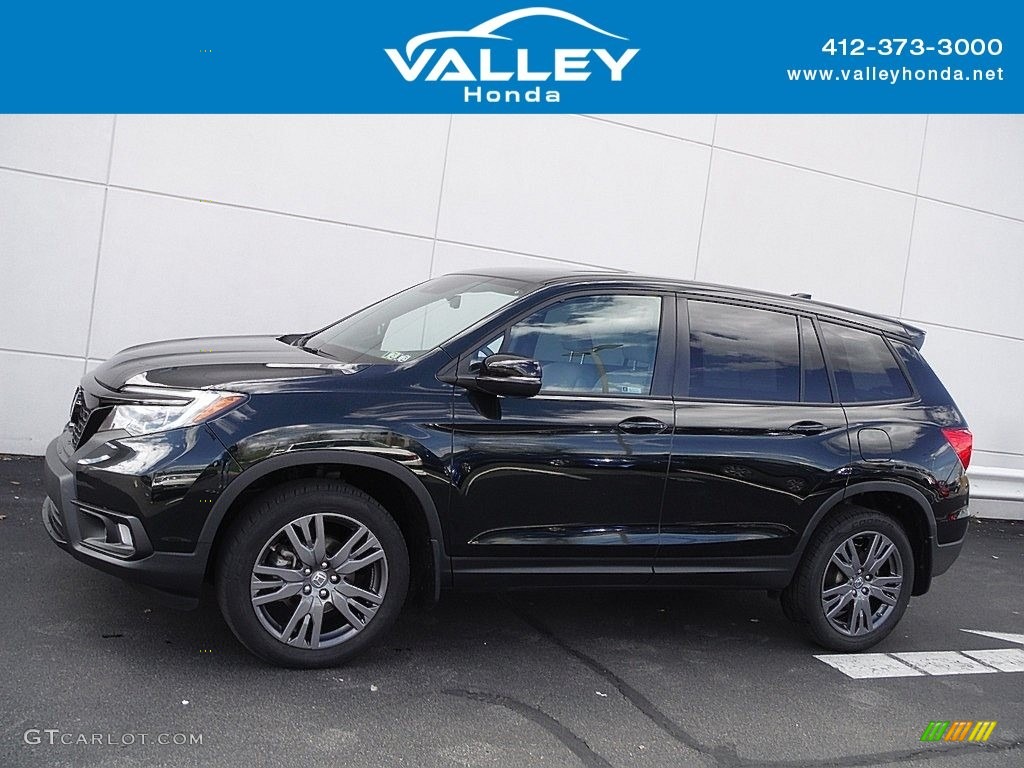 2020 Passport EX-L AWD - Black Forest Pearl / Gray photo #2