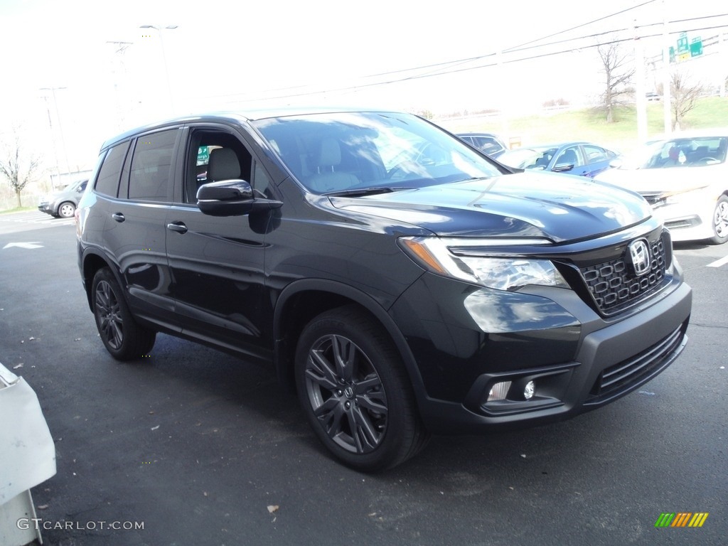 2020 Passport EX-L AWD - Black Forest Pearl / Gray photo #6