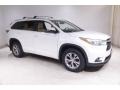 Blizzard Pearl White 2015 Toyota Highlander XLE AWD