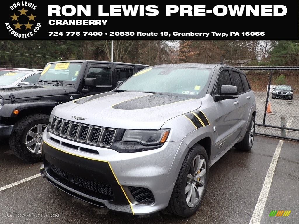 2018 Grand Cherokee Trackhawk 4x4 - Billet Silver Metallic / Black photo #1