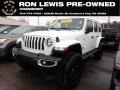 2021 Bright White Jeep Wrangler Unlimited Sahara 4x4  photo #1