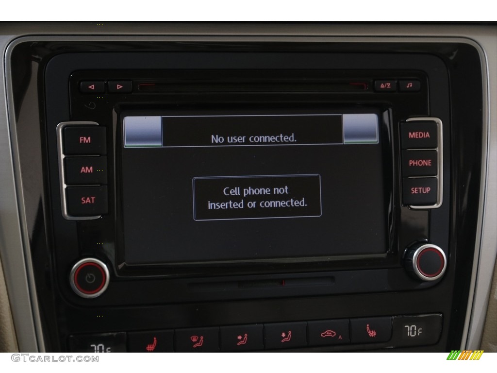 2012 Passat 2.5L SE - Black / Cornsilk Beige photo #11