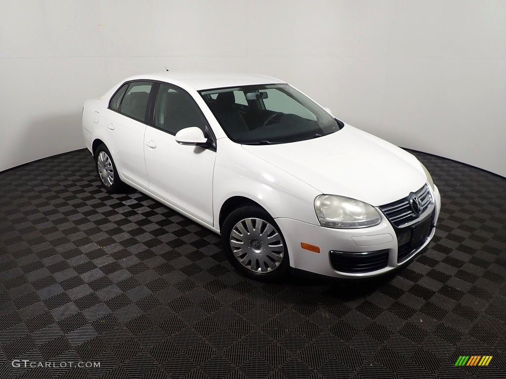 2009 Jetta S Sedan - Candy White / Art Grey photo #2