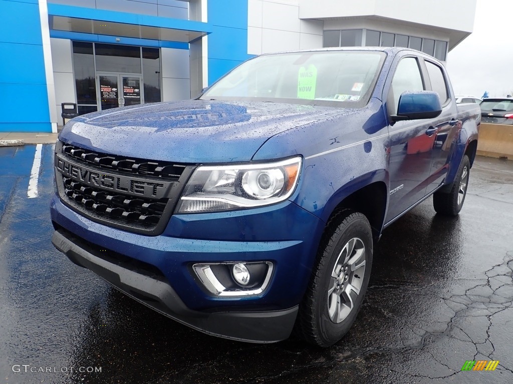 2019 Colorado Z71 Crew Cab 4x4 - Pacific Blue Metallic / Jet Black/Dark Ash photo #2