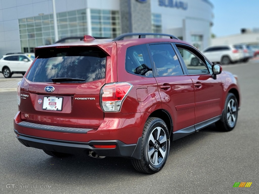 2018 Forester 2.5i Premium - Venetian Red Pearl / Platinum photo #19