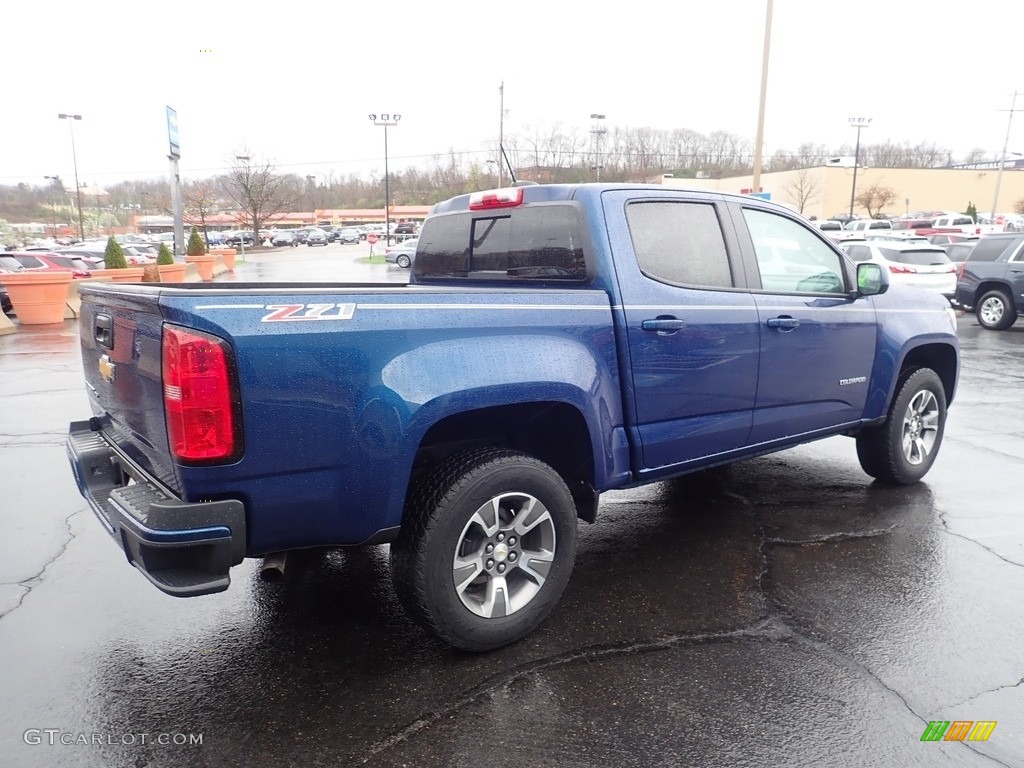 2019 Colorado Z71 Crew Cab 4x4 - Pacific Blue Metallic / Jet Black/Dark Ash photo #8