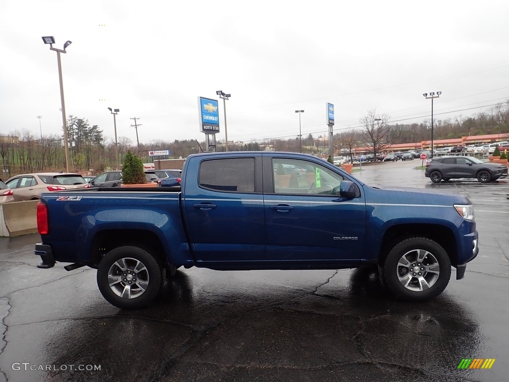 2019 Colorado Z71 Crew Cab 4x4 - Pacific Blue Metallic / Jet Black/Dark Ash photo #9