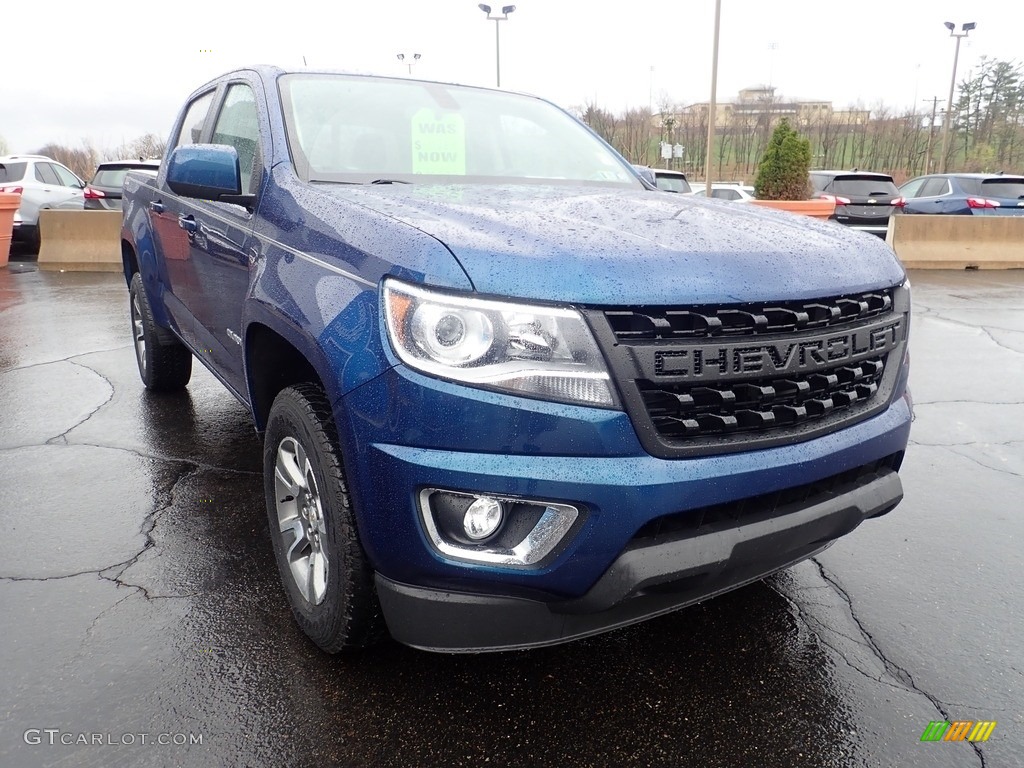 2019 Colorado Z71 Crew Cab 4x4 - Pacific Blue Metallic / Jet Black/Dark Ash photo #11