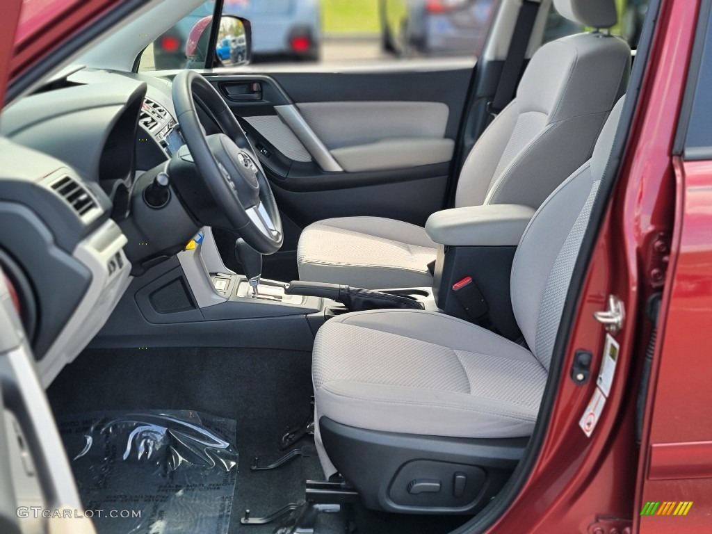 2018 Forester 2.5i Premium - Venetian Red Pearl / Platinum photo #34