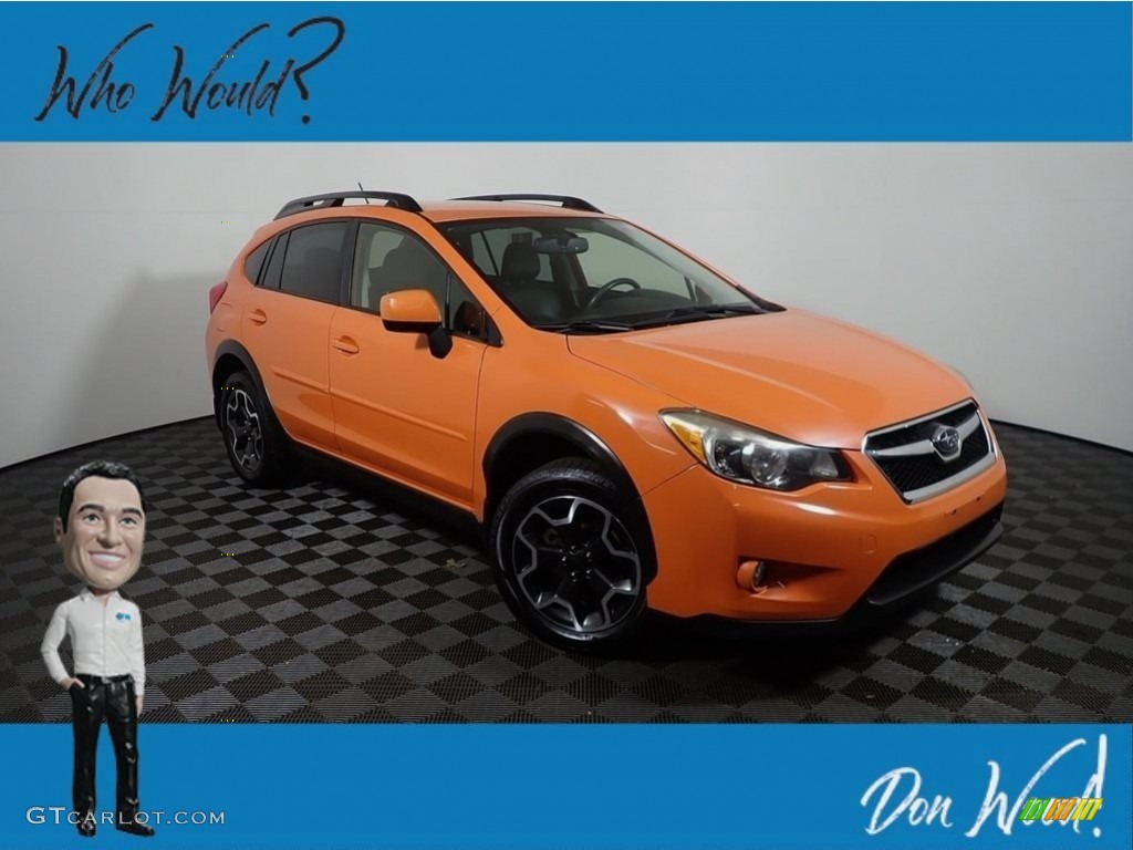 Tangerine Orange Pearl Subaru XV Crosstrek