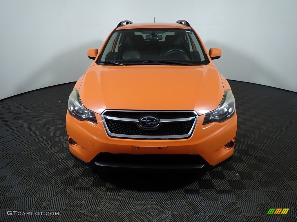 2014 XV Crosstrek 2.0i Limited - Tangerine Orange Pearl / Black photo #6