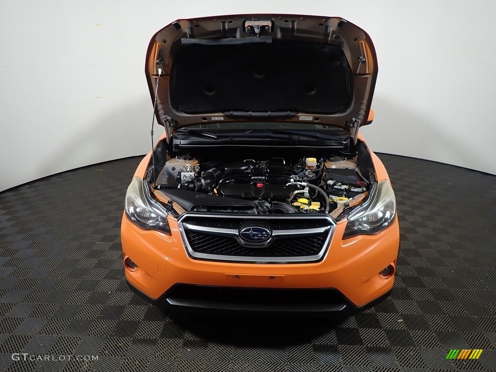 2014 XV Crosstrek 2.0i Limited - Tangerine Orange Pearl / Black photo #7