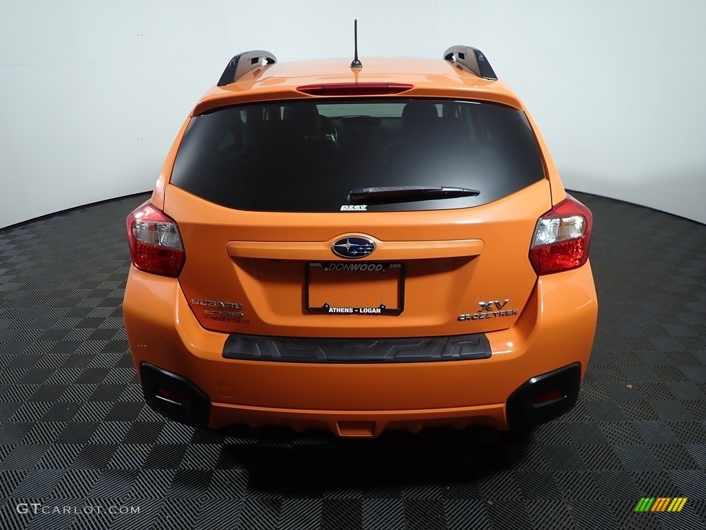 2014 XV Crosstrek 2.0i Limited - Tangerine Orange Pearl / Black photo #14