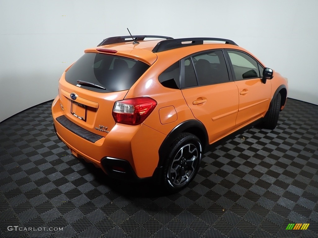 2014 XV Crosstrek 2.0i Limited - Tangerine Orange Pearl / Black photo #18