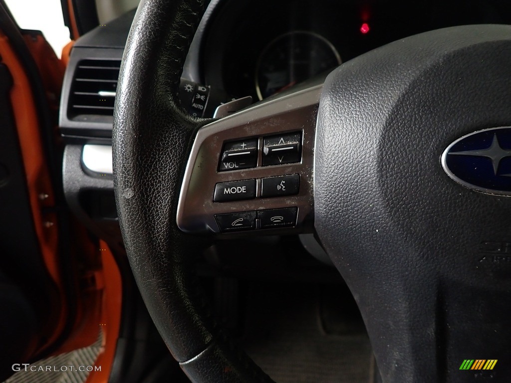 2014 XV Crosstrek 2.0i Limited - Tangerine Orange Pearl / Black photo #30