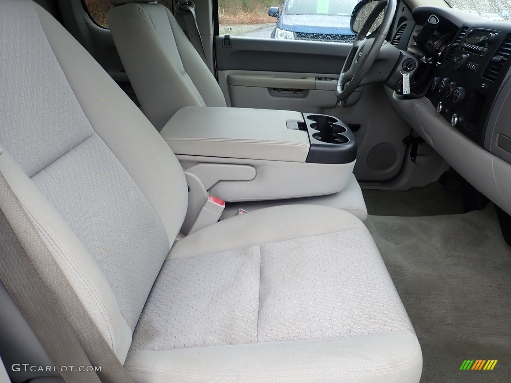 2010 Sierra 1500 SLE Extended Cab 4x4 - Pure Silver Metallic / Dark Titanium/Light Titanium photo #10