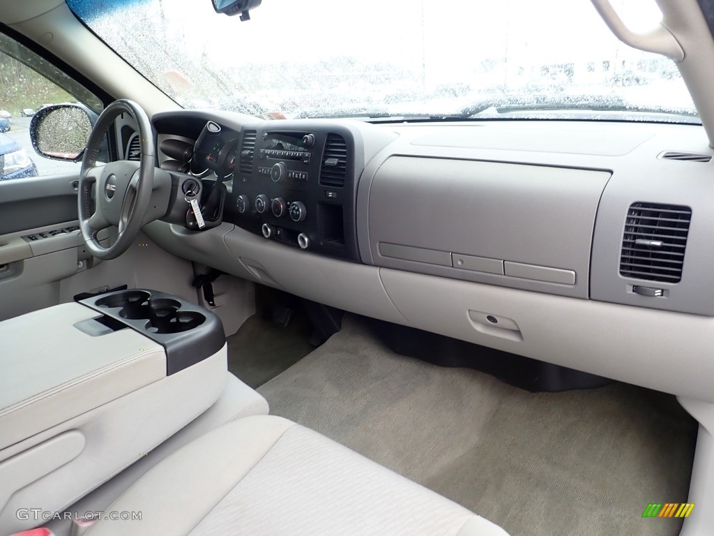 2010 Sierra 1500 SLE Extended Cab 4x4 - Pure Silver Metallic / Dark Titanium/Light Titanium photo #11