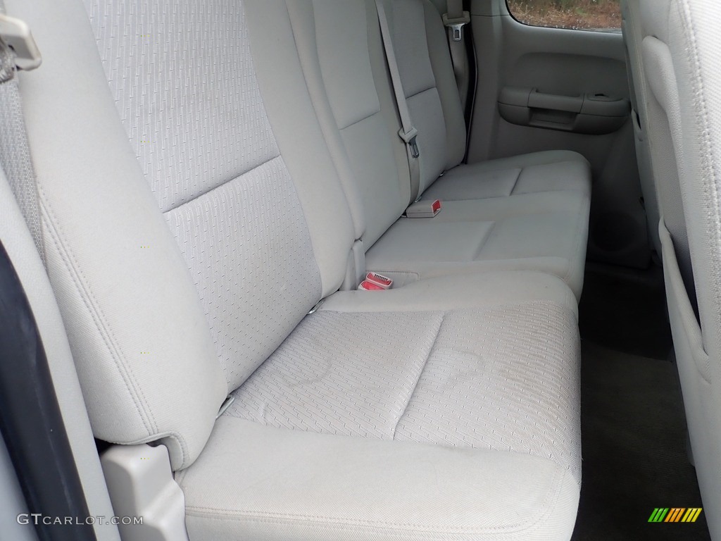 2010 Sierra 1500 SLE Extended Cab 4x4 - Pure Silver Metallic / Dark Titanium/Light Titanium photo #12