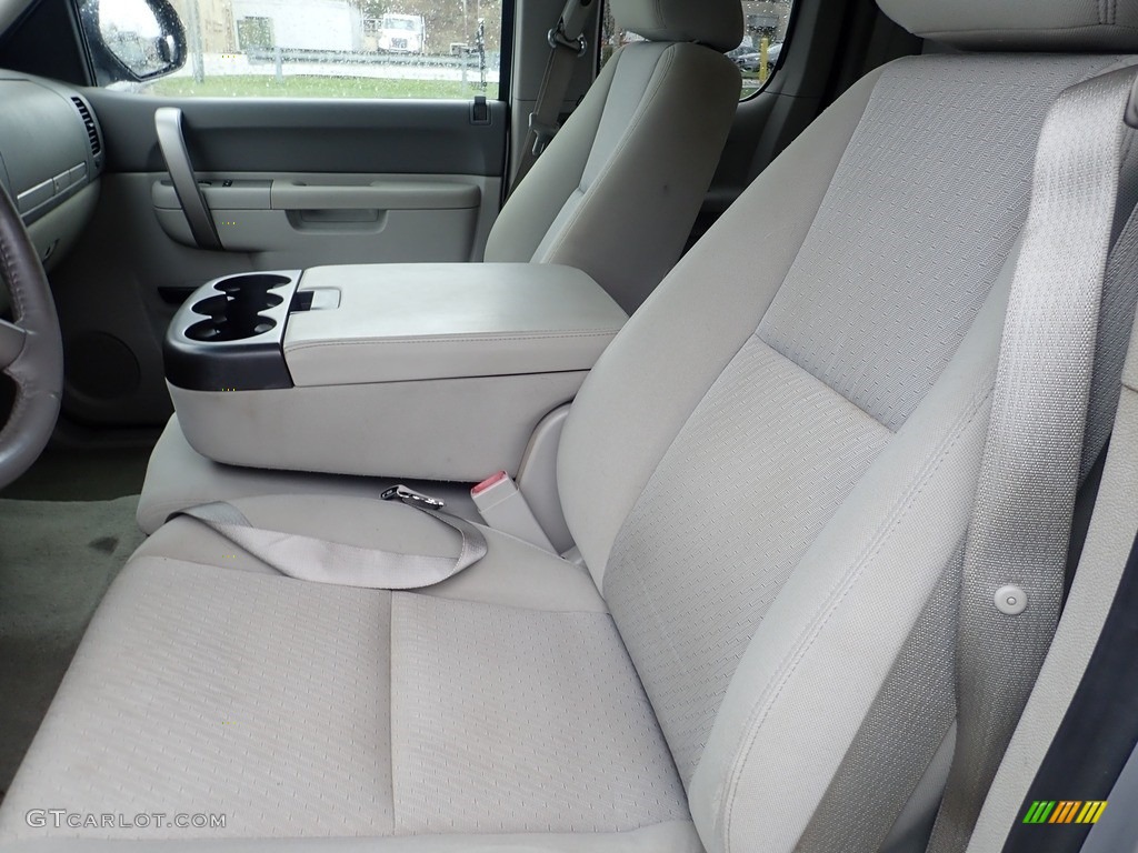 2010 Sierra 1500 SLE Extended Cab 4x4 - Pure Silver Metallic / Dark Titanium/Light Titanium photo #13