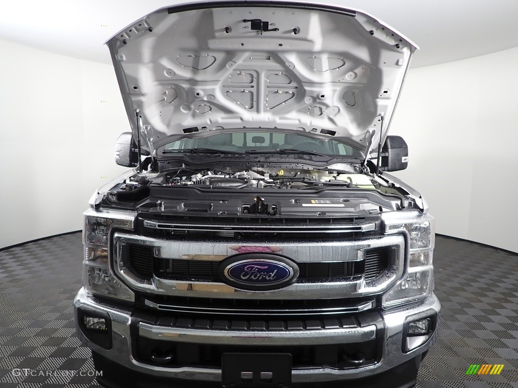 2022 F250 Super Duty XLT Crew Cab 4x4 - Iconic Silver / Medium Earth Gray photo #6