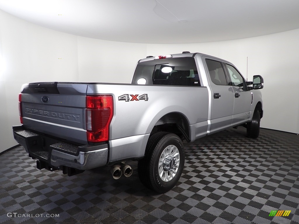 2022 F250 Super Duty XLT Crew Cab 4x4 - Iconic Silver / Medium Earth Gray photo #12