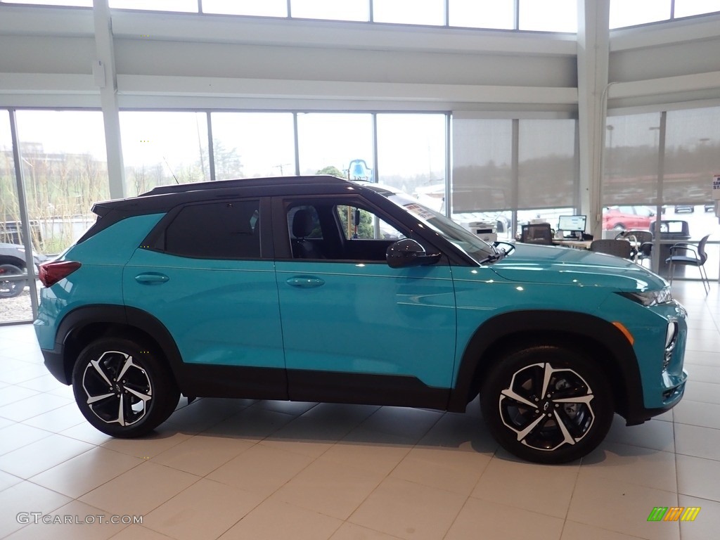 2021 TrailBlazer RS AWD - Oasis Blue / Jet Black photo #10