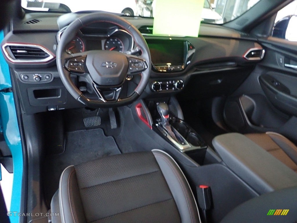 Jet Black Interior 2021 Chevrolet Trailblazer RS AWD Photo #144092960