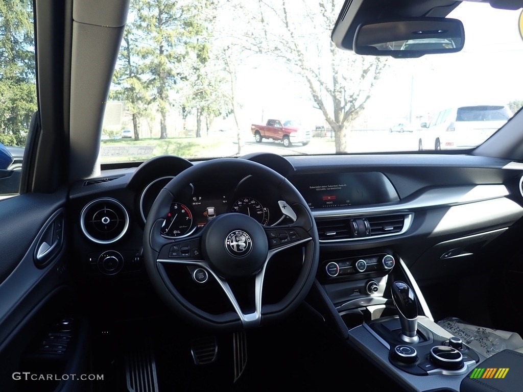 2019 Stelvio Sport AWD - Misano Blue Metallic / Black photo #15