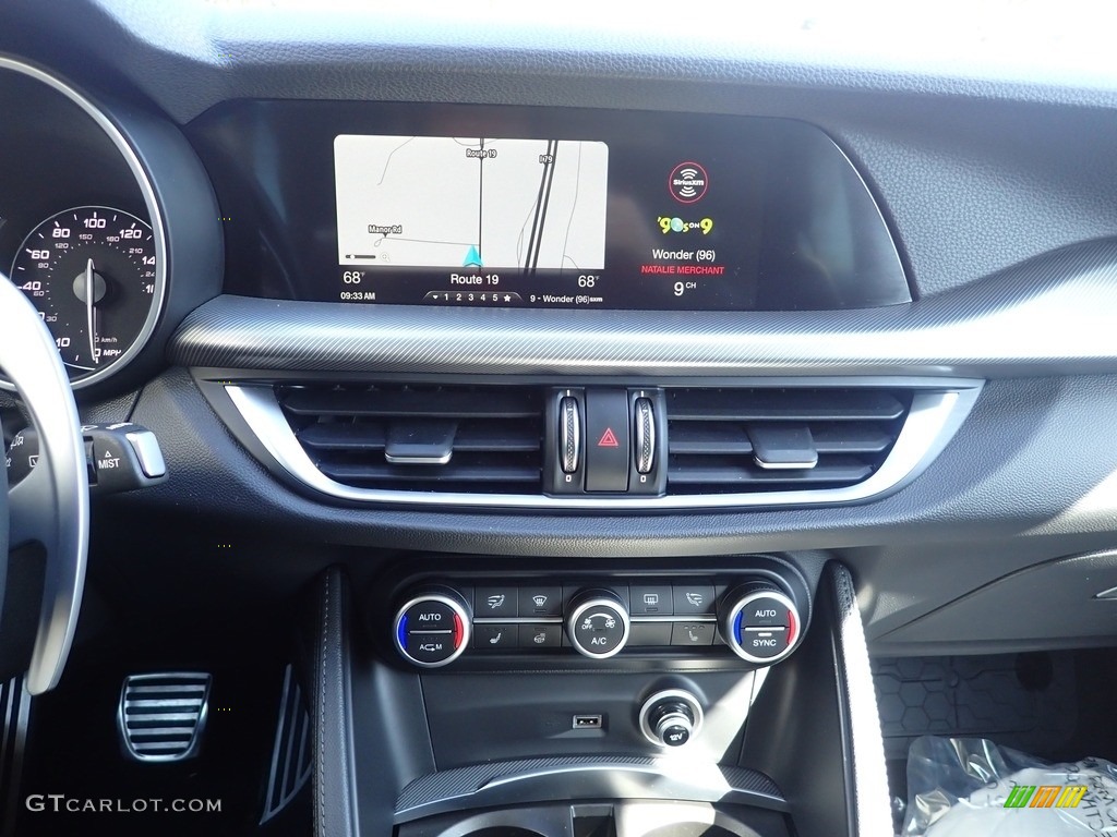 2019 Stelvio Sport AWD - Misano Blue Metallic / Black photo #16