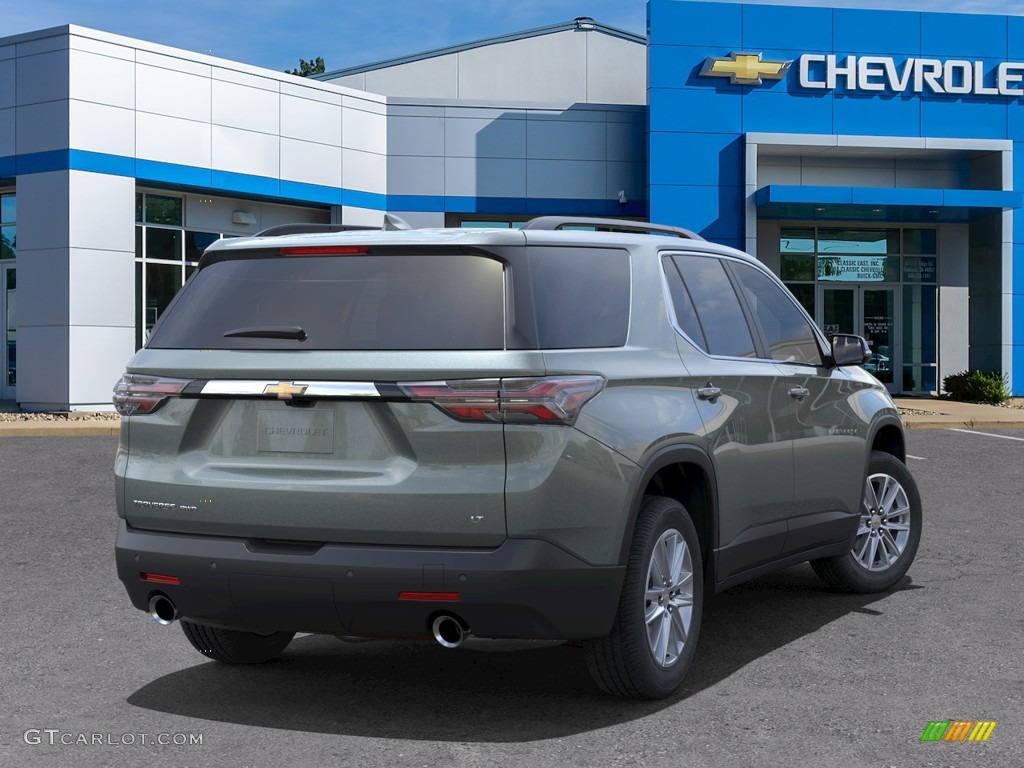2022 Silver Sage Metallic Chevrolet Traverse LT AWD 144093823 Photo 4
