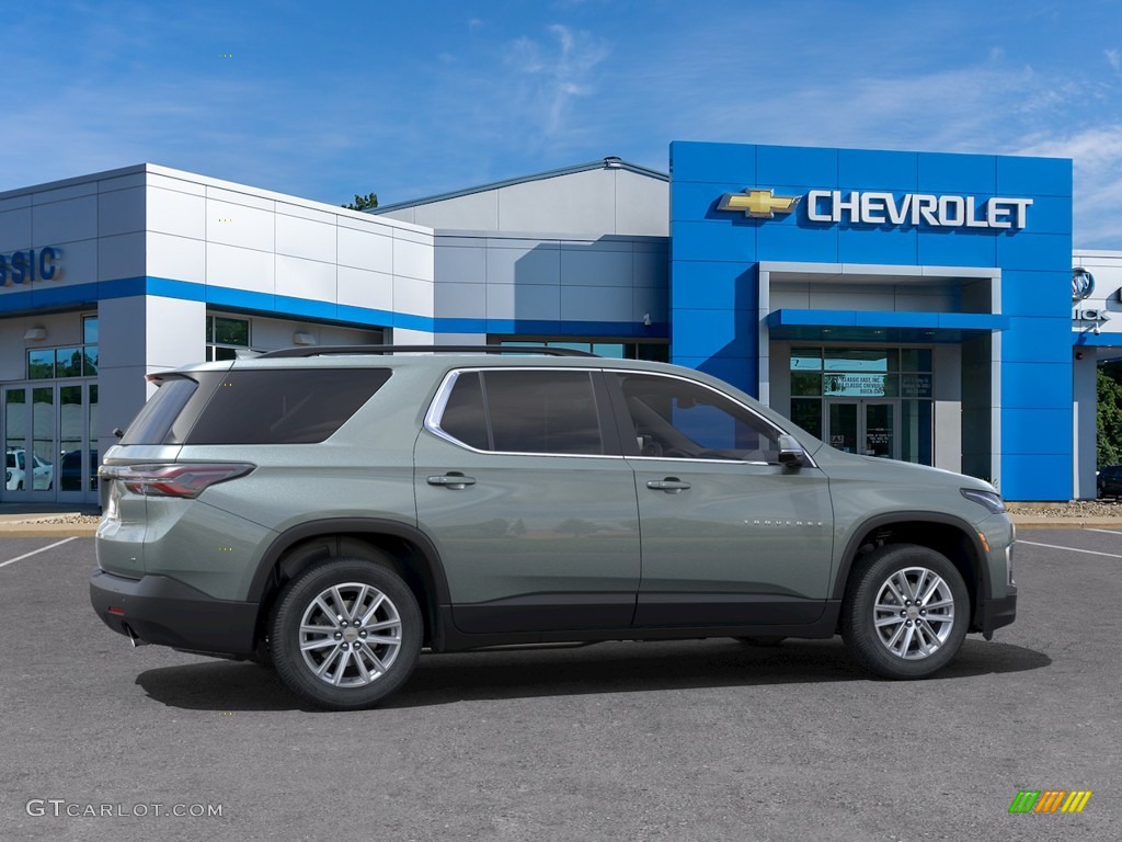 2022 Traverse LT AWD - Silver Sage Metallic / Jet Black photo #5